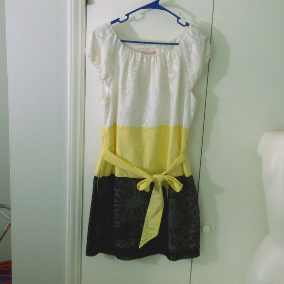 Lilly Pulitzer Dresses & Skirts - Lily Pulitzer Daisy Floral Color Block Dress L